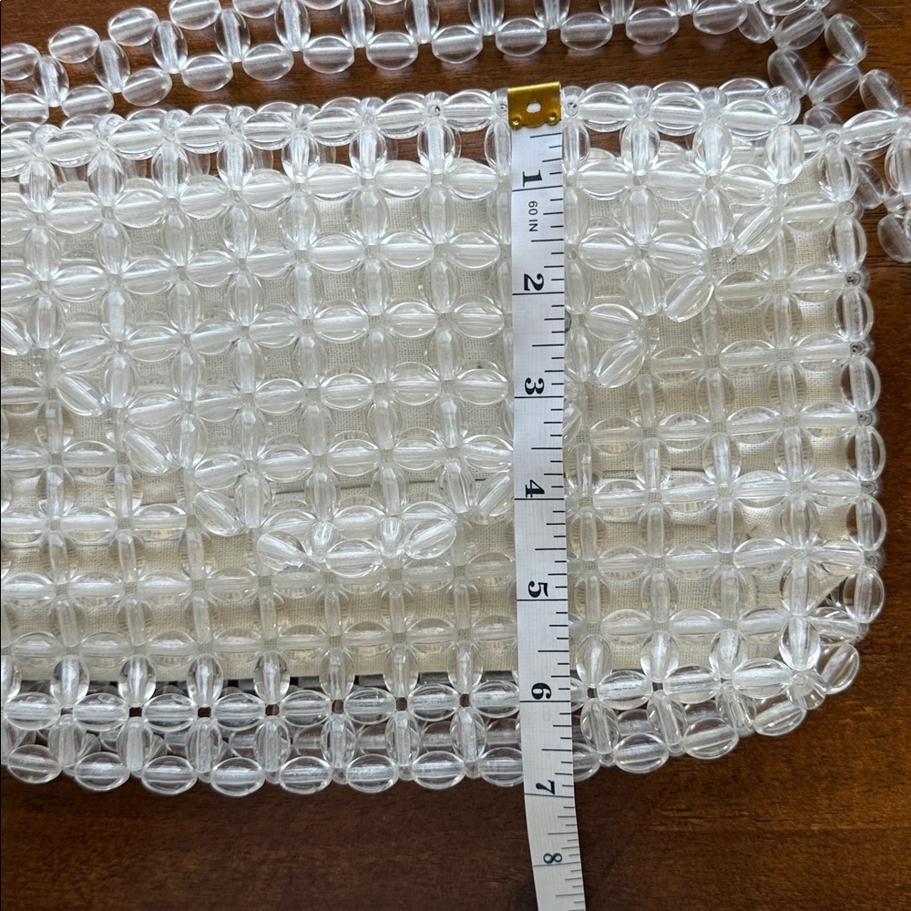 Zara Trafaluc Clear Beaded Purse - Picture 9 of 9